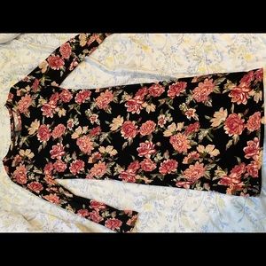 Forever 21 Floral Bodycon Dress Mini